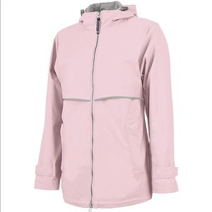 Charles River pink rain coat ☔️🌷